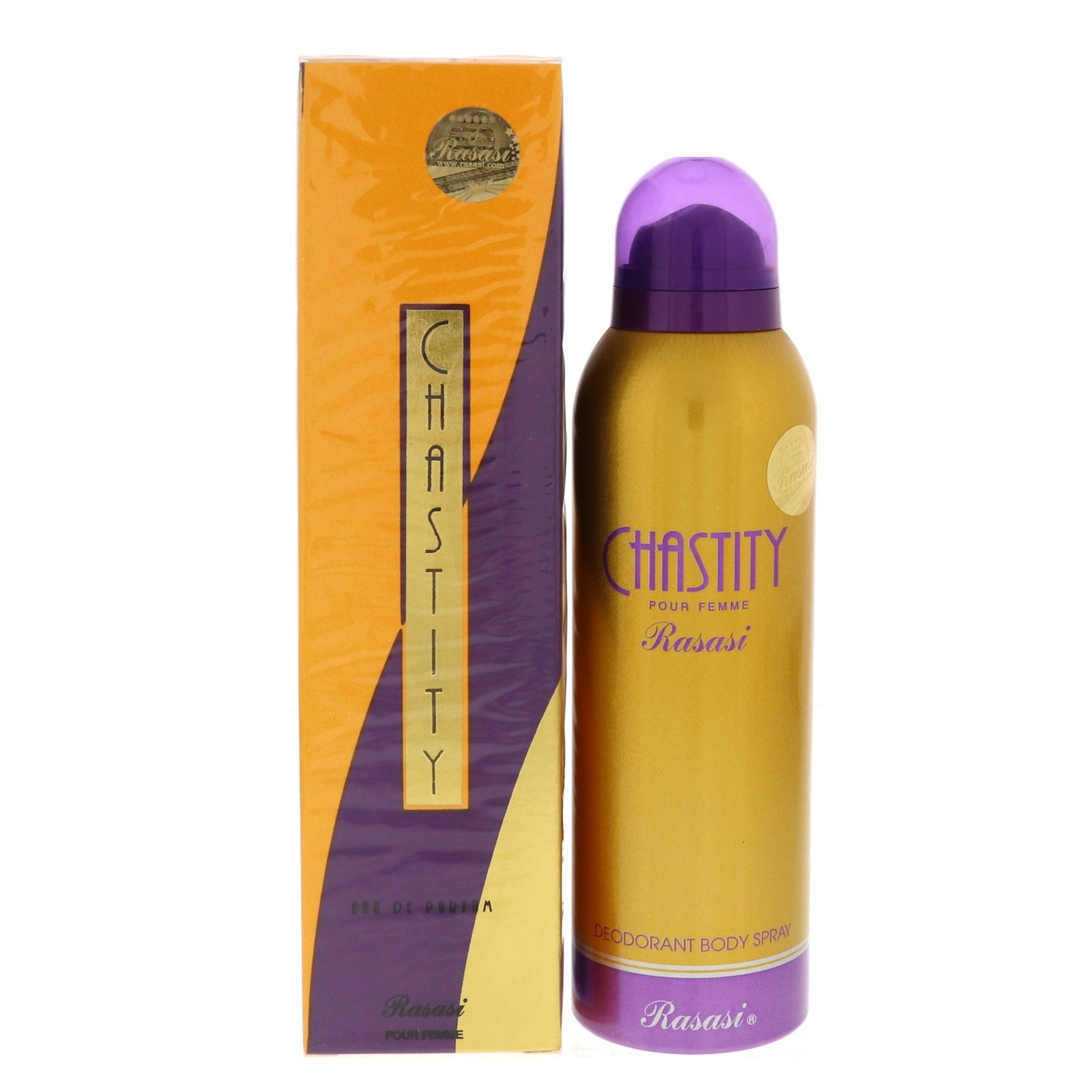 Rasasi Chastity EDP 100 ml + Deo Spray 200 ml For Women